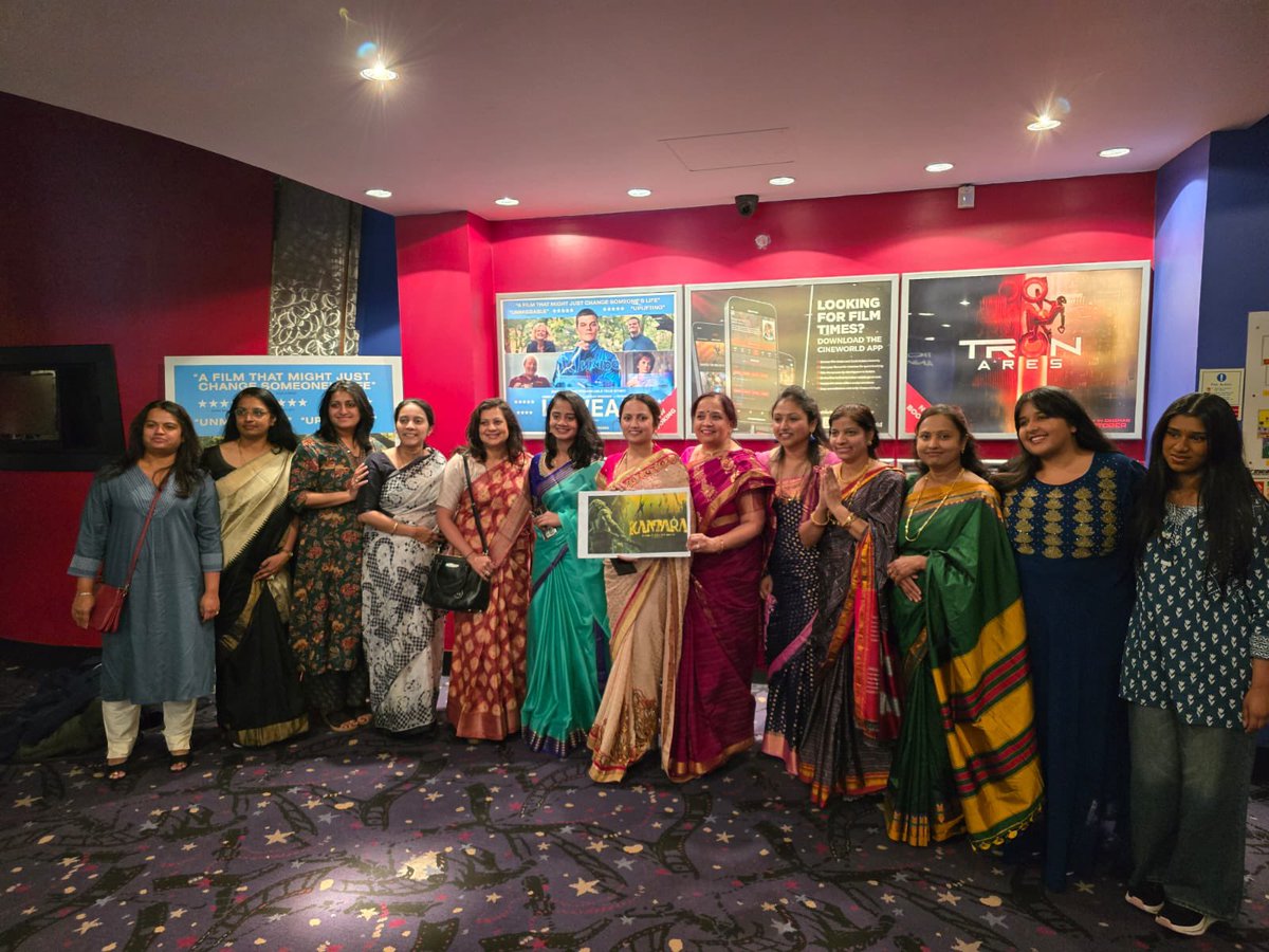 kuk_talkies's tweet photo. Wonderful support from our amazing Kannadigas for #KantaraChapter1 at Aberdeen! ❤️
The enthusiasm, and love for the movie were absolutely incredible! what a proud moment to witness the community coming together for this cinematic experience! 🌟💪
@KantaraFilm @hombalefilms https://t.co/Y8nxNCzLZD