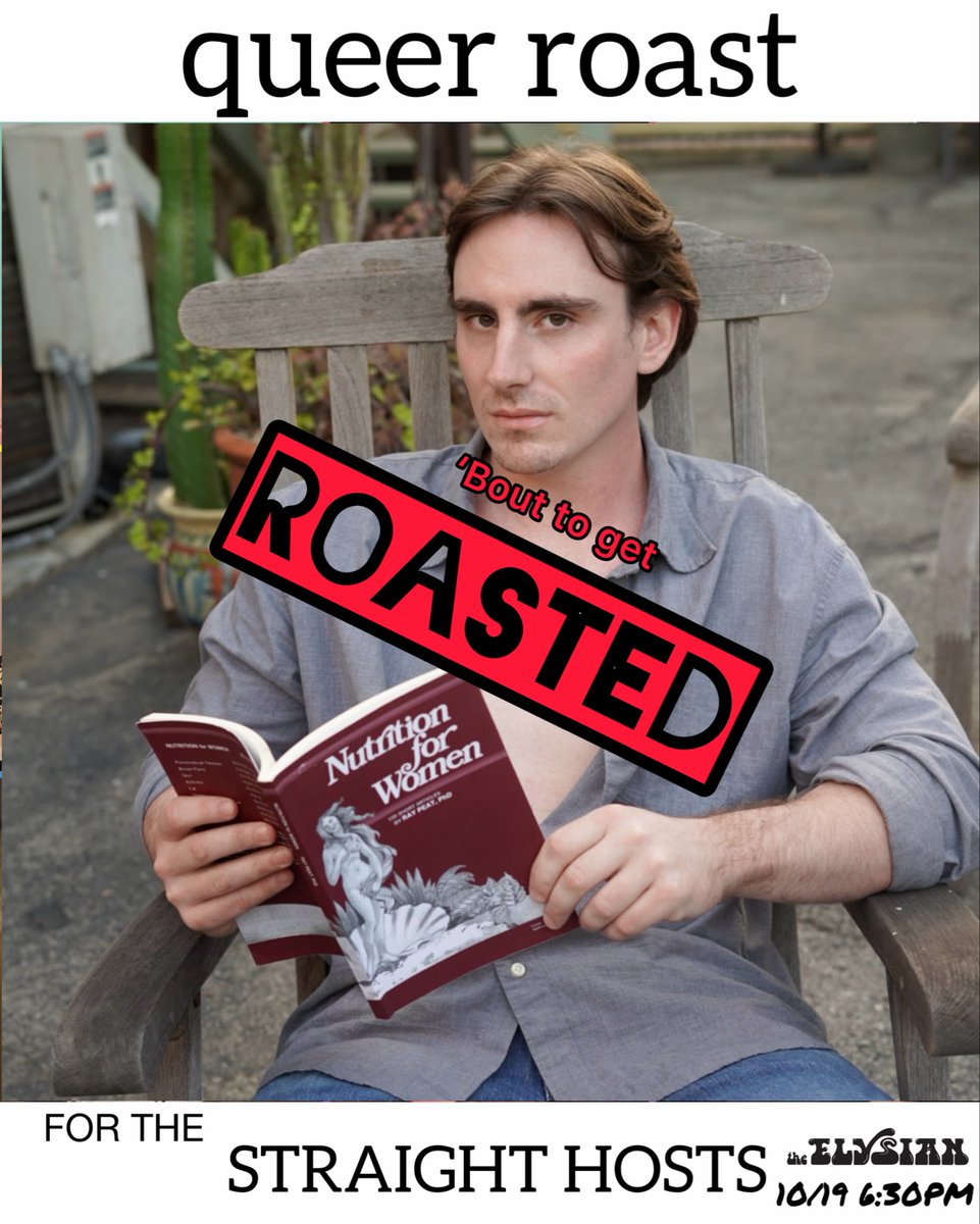 QueerRoast's tweet photo. Introducing our next roast volunteer: Patrick McCarthy! Come watch this single straight hottie get roasted by The Gays and initiated into our list of certified allies ✅ https://t.co/C7oyn7pBRw