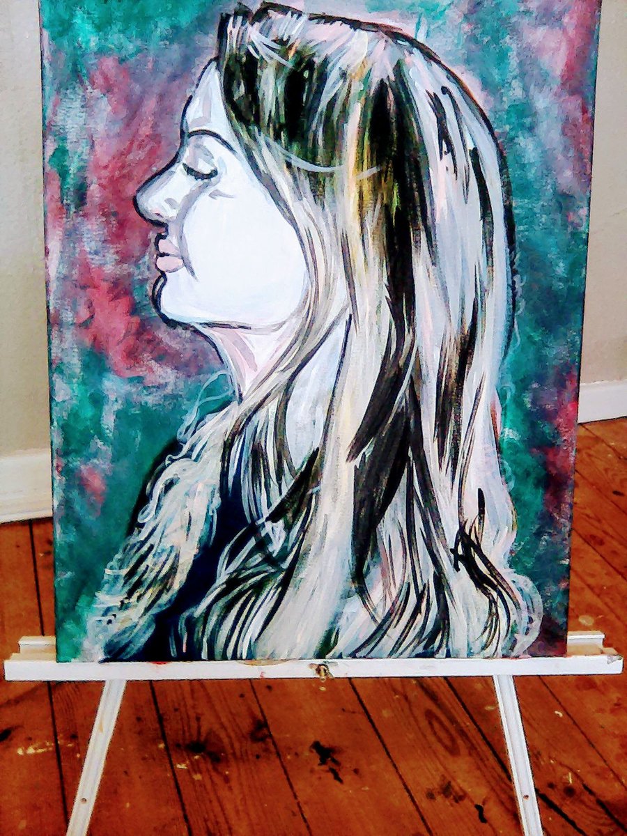 vickyeagerart's tweet photo. Looking back 🖌
Painting process of acrylic portrait of DJ Deborah De Luca 🇮🇹
Acrylic on canvas 2023. Studio work
#acrylic #portrait #painting #deborahdeluca https://t.co/6dTpmWwdiQ