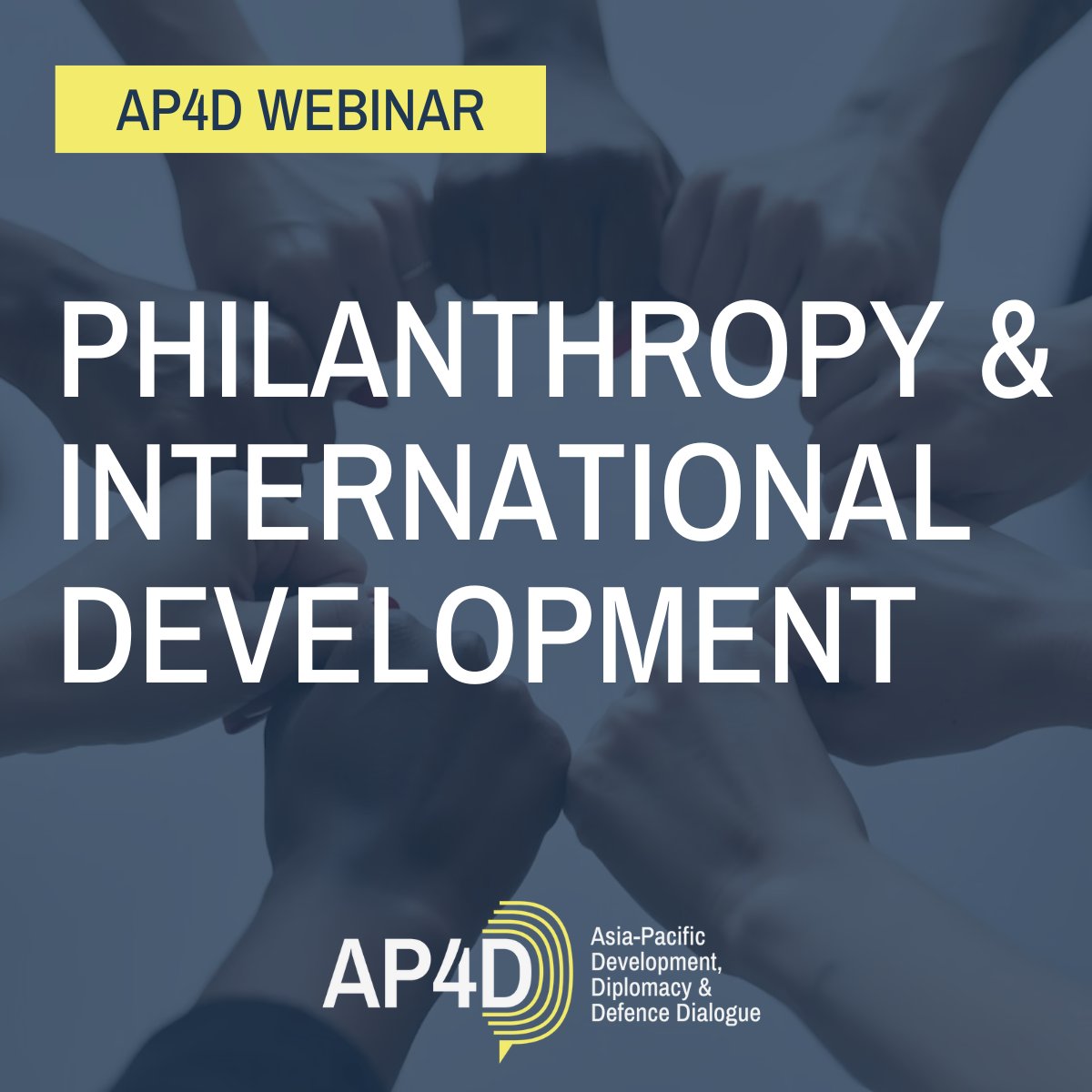 AsiaPacific4D's tweet image. 🚨#AP4D webinar🚨

Amid global #aid disruption, how can #philanthropy play a catalytic role in sustainable #development?

Join us on Thurs 23 October, 2-3pm (AEDT) to find out.

Speakers include @nainasbatra, @anita_toy &amp;amp; @taholo.

🔗Register via Zoom at us06web.zoom.us/webinar/regist….