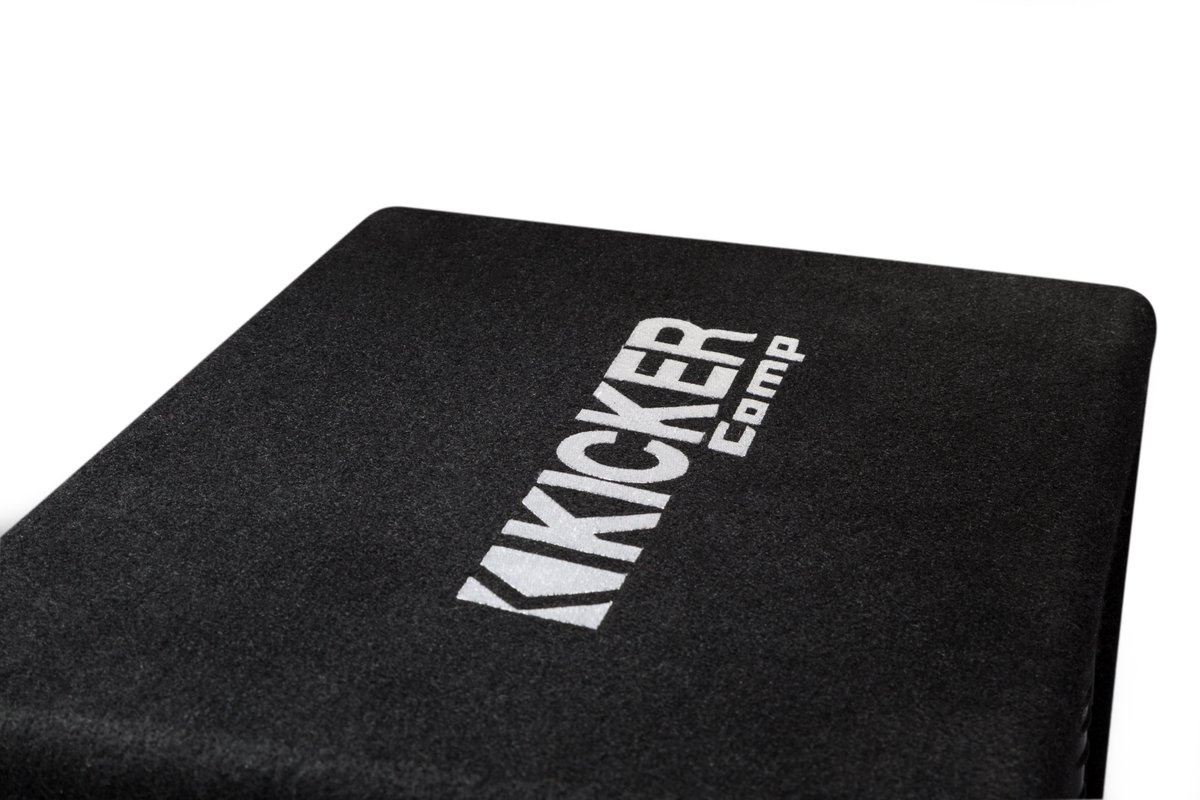 If you love your truck, then there's no easier choice than a drop-in upgrade like the the KICKER TC10 Loaded Enclosure! This beast packs a 10" Comp subwoofer into a slim, truck-specific design that fits perfectly behind the seat; no sacrificing space for that deep, punchy bass.