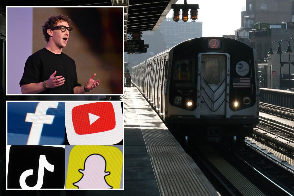 nypost's tweet photo. NYC sues Facebook, Google, TikTok claiming social media is addicting kids, harming mental health https://t.co/nYoKF8sgOs https://t.co/JZMAMntWyM