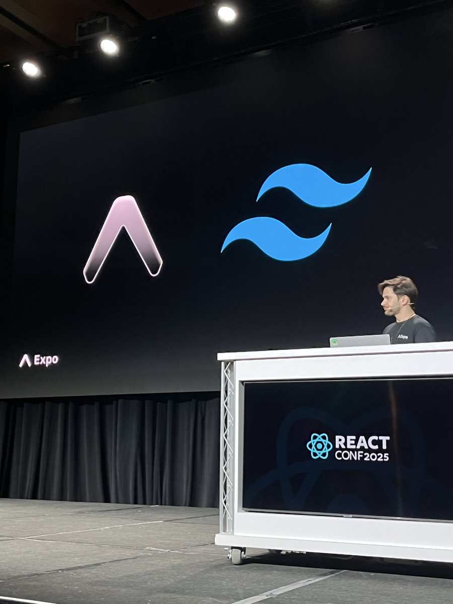 Danny_H_W's tweet image. Only bangers from @Baconbrix 

Css for React Native, out of the box tailwind.
And a live demo of building apps inside a mobile app, expo-ception?