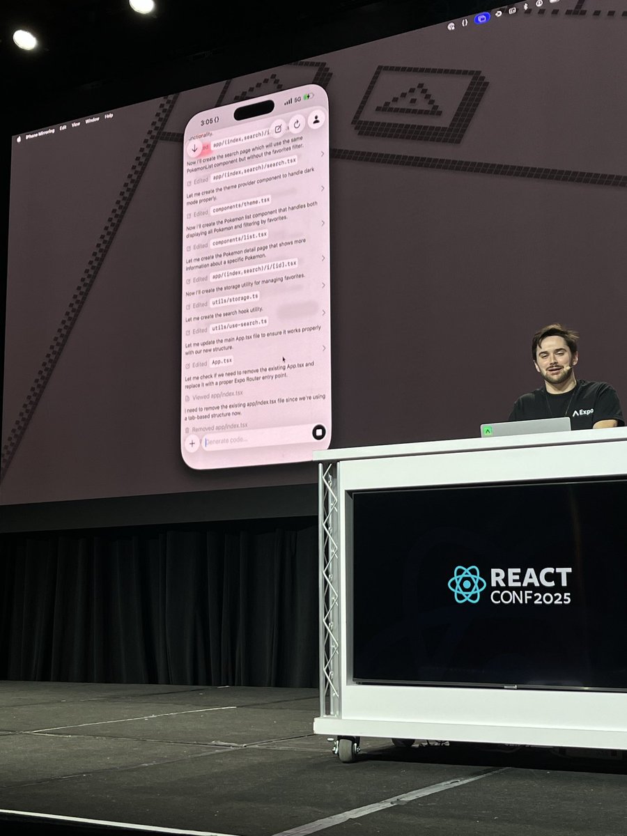 Danny_H_W's tweet image. Only bangers from @Baconbrix 

Css for React Native, out of the box tailwind.
And a live demo of building apps inside a mobile app, expo-ception?
