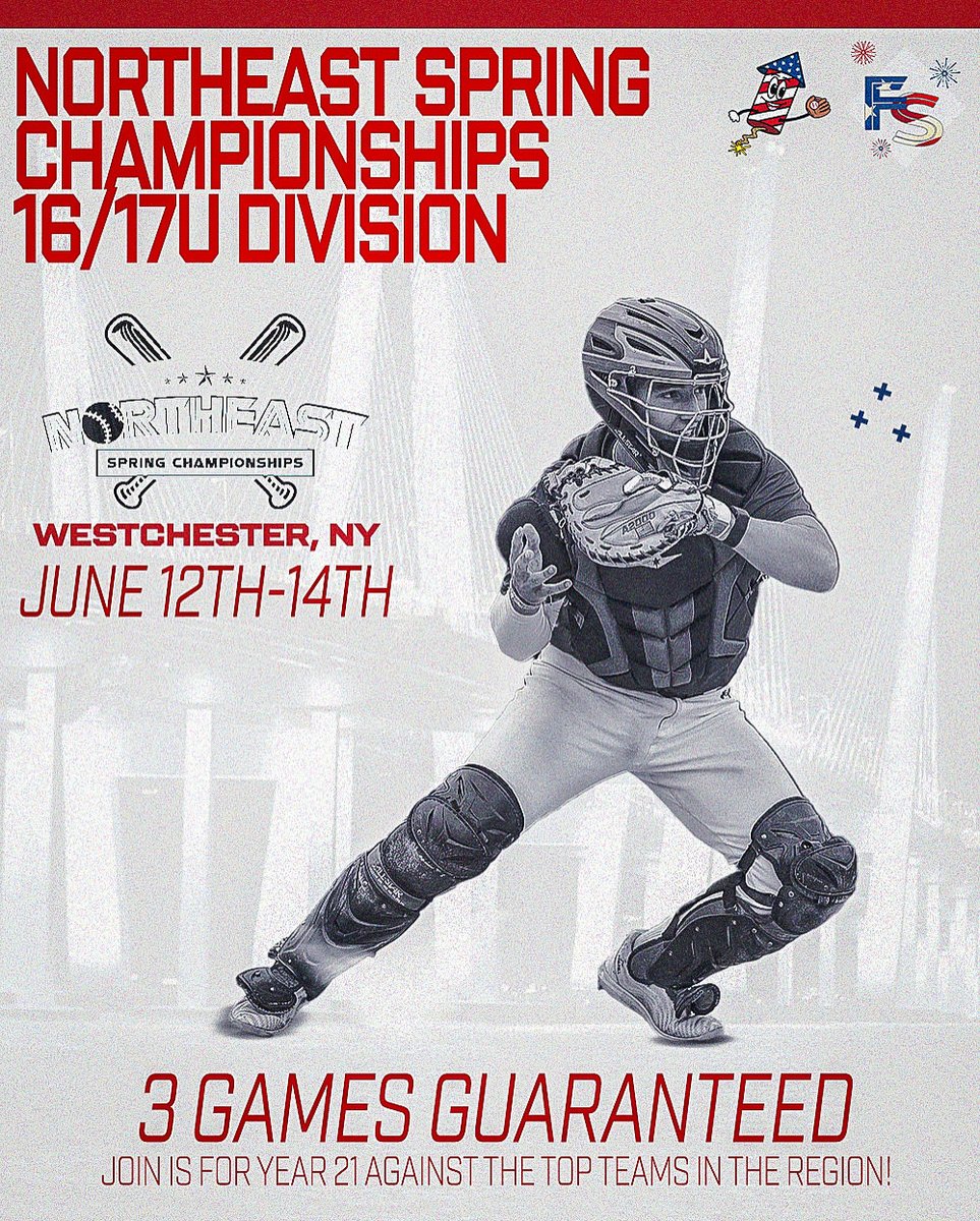 firecrackerbsb's tweet image. Back where it all began🙌🏽
The Northeast Spring Championships return to NY, looking for the top 32 teams in the region for upperclassmen💥
To request an invite, check out firecrackersports.com under our events tab to learn about tournament details, hotels, and more!