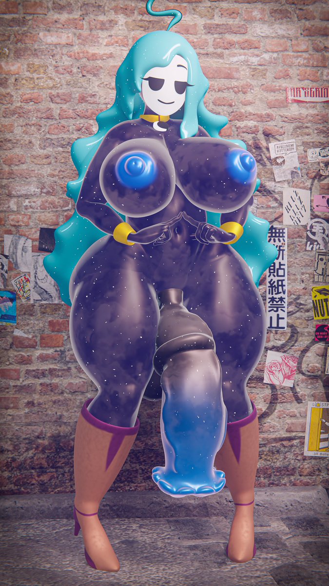 Sometimes, ya just have to "show off" in a shady alleyway. Cause anyone that wanders down there? No one will ever believe what they saw, and no one else ever will...

[This piece was made by <a href="/onlyfutasart/">Only futas art</a>. Who you should follow!]