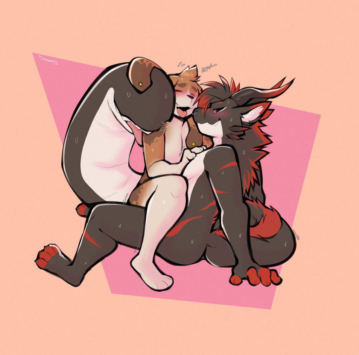 Shout outs to <a href="/snow_kun/">tohfu.bsky.social🐺</a> for all his amazing art he’s done for me the past year

Ft <a href="/VZangatsu/">Valku🔜FWA🏳️‍🌈🇵🇷</a> <a href="/ManualProto/">M4nual ➡️ AQF</a>