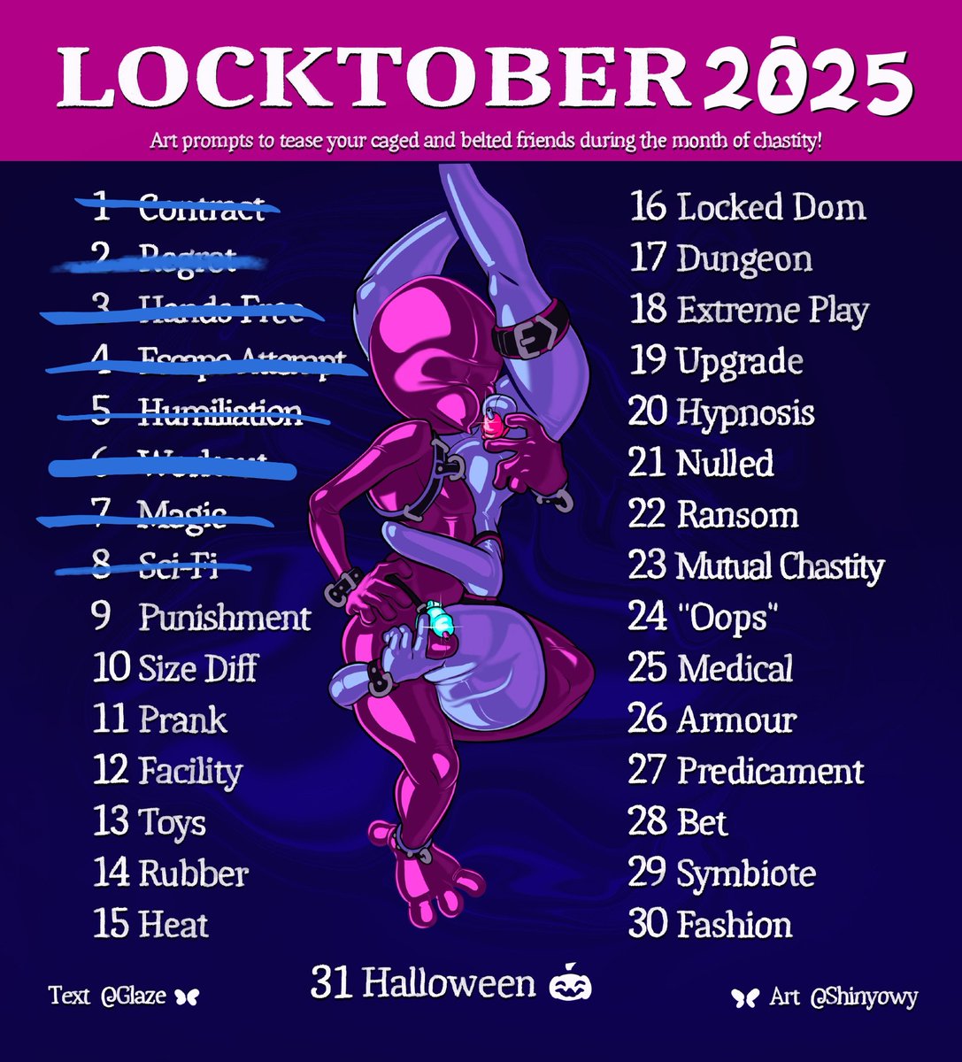 Empty_head34's tweet image. Locktober day 8

I'm starting to run low on ideas help me

#locktober #rubber #rubberhood #avatar #gay #deltarion #cicatrix #collar #latexhood #scifi #humandeer #doodle #ibispaintX