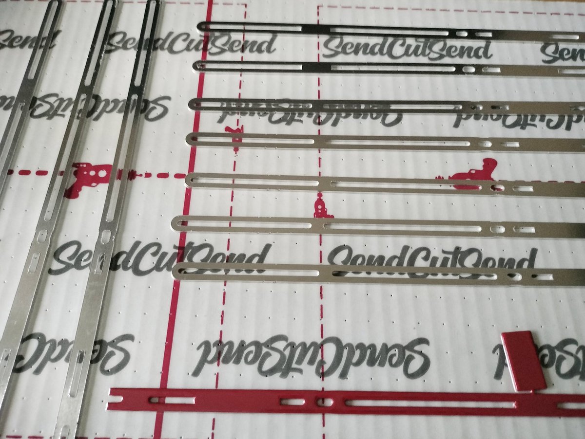 AI_in_LEO's tweet image. The first set of sheet metal pen prototypes has arrived!