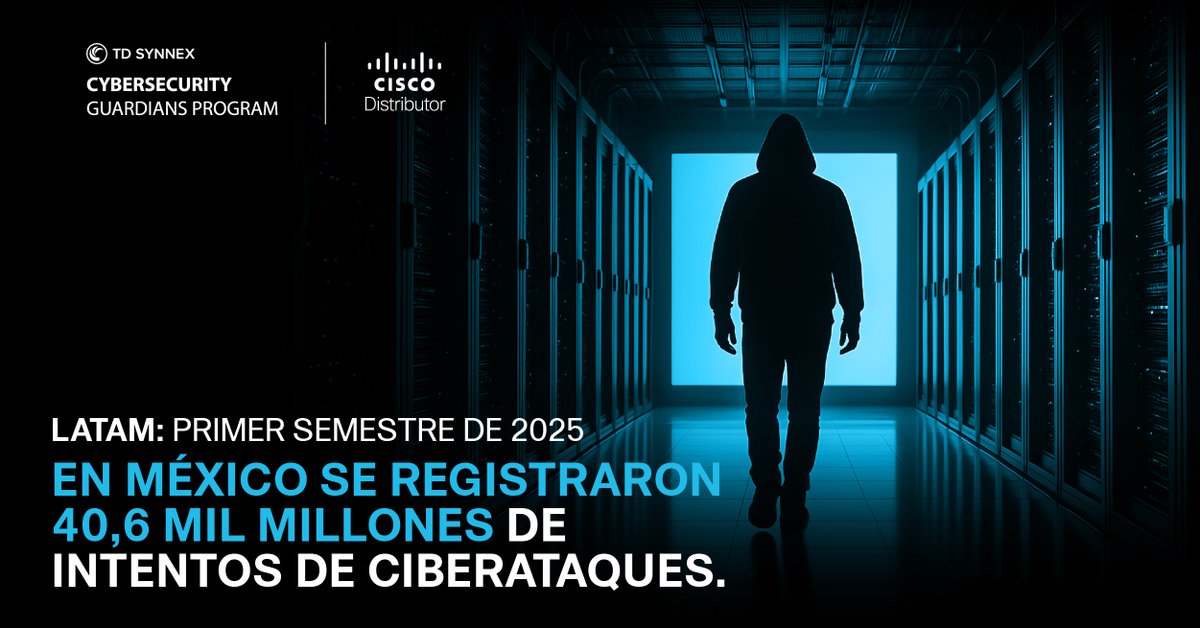 🔐 #México se posicionó como el segundo país con más ataque tecnológicos de la región. Este panorama subraya la urgencia de invertir en #ciberseguridad.  

Explora cómo el portafolio de Cisco contribuye a reducir estos riesgos: ms.spr.ly/6011sLb87