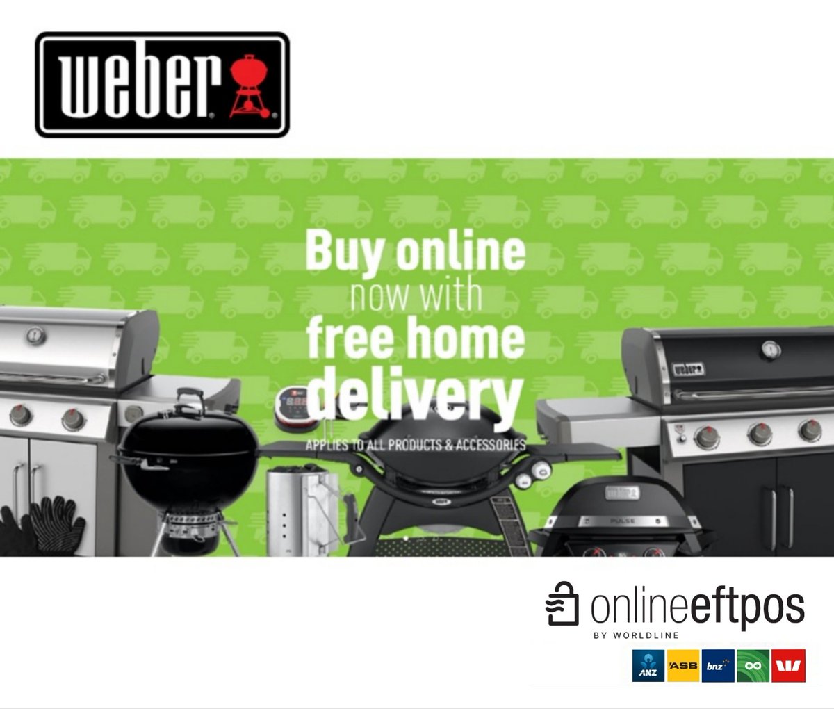 NZSounds's tweet image. Get ready for #LabourWeekend 🌞

Shop direct for #Weber 
BBQs &amp;amp; accessories 🍖🥩🍗🍢🦪🍤

weber.com/NZ/en/home

No credit card? 
No problem

Pay online #securely WITHOUT exposing bank login or card details on the web using #OnlineEFTPOS

youtu.be/WGAGB0Isrf4