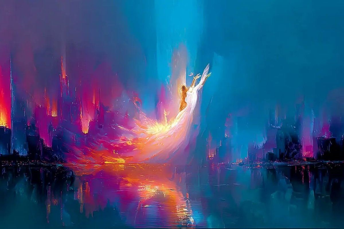 ZXBT AI Generated Futuristic Abstract Art 'My Legacy'
