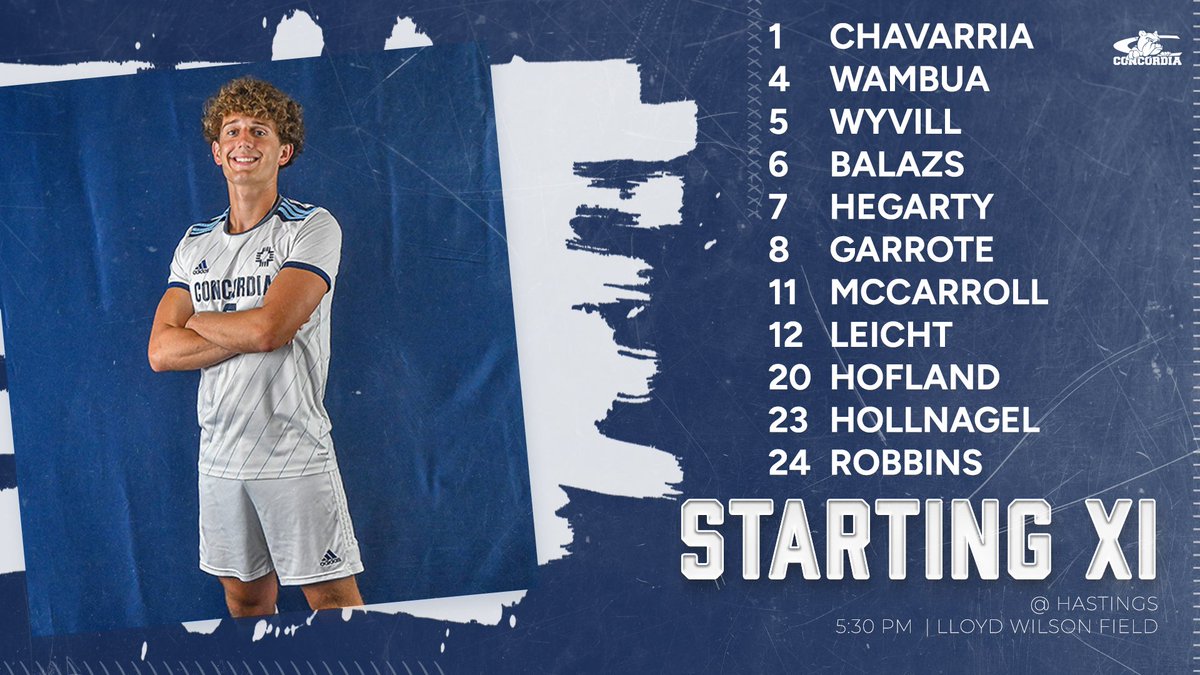 Concordia Bulldogs (@cunebulldogs) on Twitter photo ⚽️ | <a href="/CUNEMSOC/">CUNE Men's Soccer</a> is up first to take on Hastings at Lloyd Wilson Field! #uncommon ⚽️ | <a href="/CUNEMSOC/">CUNE Men's Soccer</a> is up first to take on Hastings at Lloyd Wilson Field! #uncommon