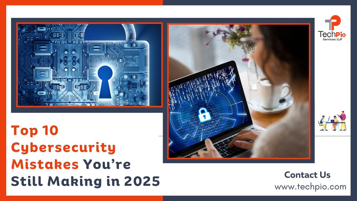 techpio_team's tweet image. 🚨 10 Common Cybersecurity Mistakes to Avoid in 2025
Even the smallest oversight can lead to a major breach. From weak passwords to skipped backups — stay ahead of evolving threats.
🔗 techpio.com/blog/common-mi… 

#CyberSecurity #MSP  #TechPIO #ManagedServices #MSSP #TechSolutions