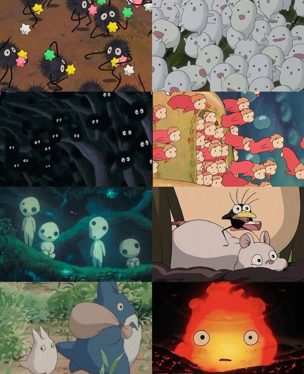 Studio Ghibli cuties ✨