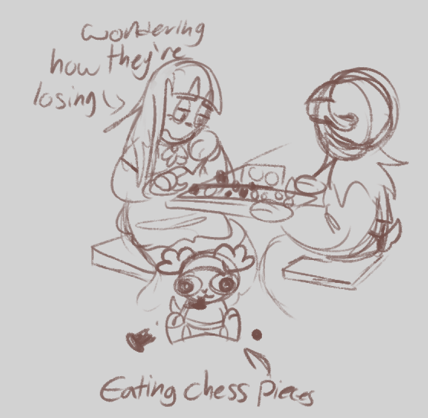 viredoll_'s tweet photo. @Muttdoesadraw Drew the chess game from todays stream <3 https://t.co/SxnFLn8gdb
