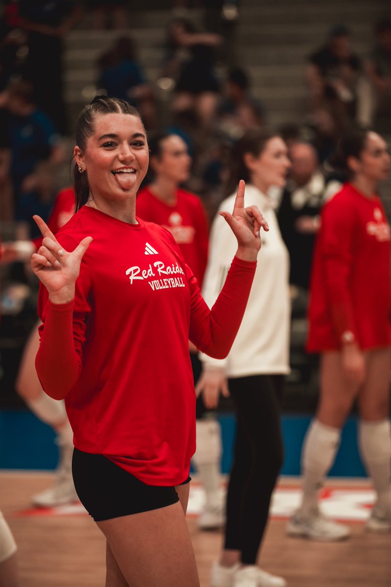 TexasTechVB's tweet image. Volleyball time