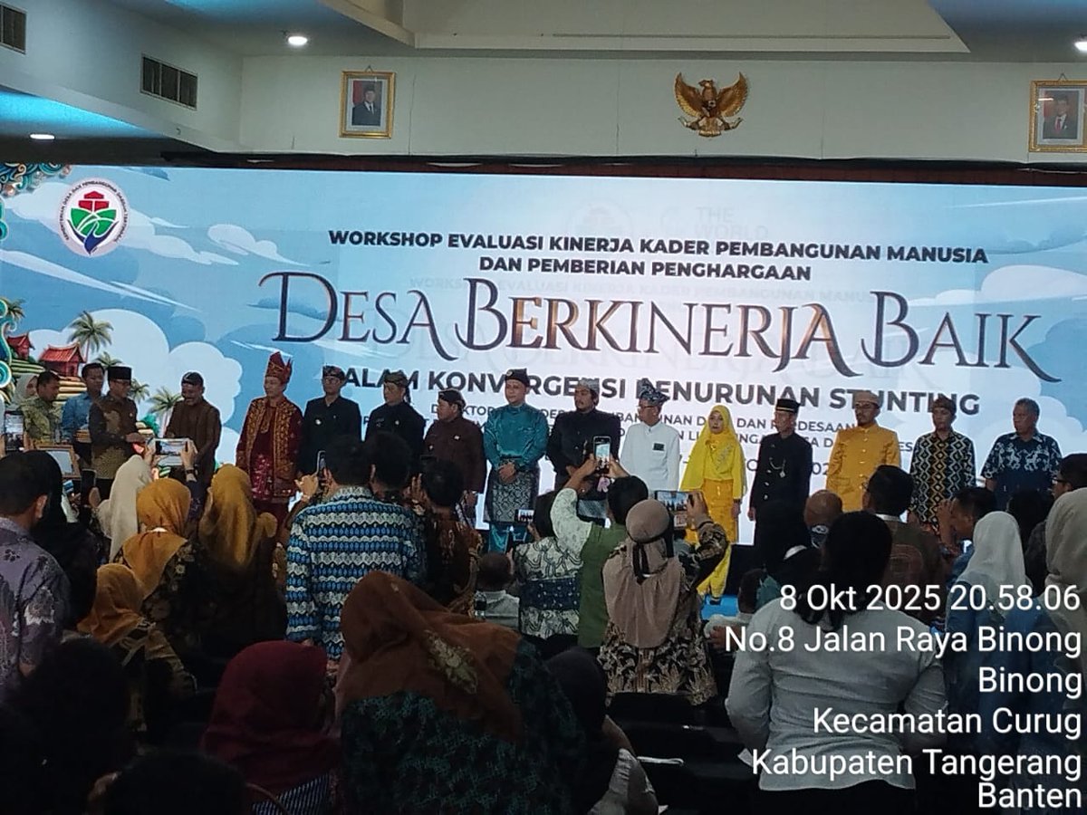 Masdianajangka's tweet photo. Pemberian Penghargaan oleh Menteri Desa, PDT kepada Desa Berkinerja Terbaik dalam Konvergensi Penurunan Stunting di Indonesia
@prabowo
@YandriSusanto
@ArizaPatria
#DesaTerbaik
#TerimaKasihPakMentriDesa
#TPPIndonesia
#TPPProvAceh https://t.co/t1ZYhfD9Vf