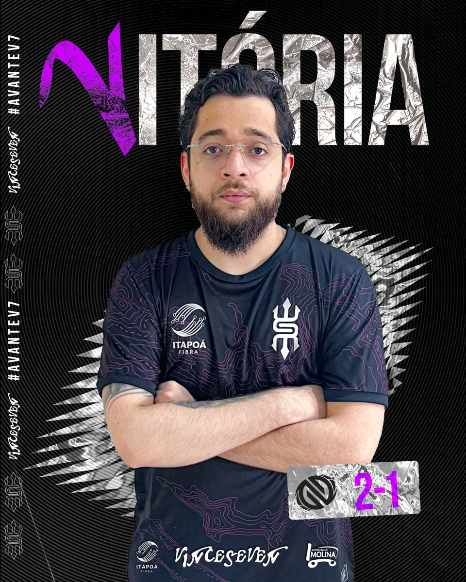 Após muitas emoções, conquistamos a vitória e nos mantemos no TOP 3 da rush series. 
Voltaremos na segunda (13/10) vs <a href="/StellaeGaming/">STELLAE UNIVERSE</a> em busca da vaga na grande final.

🆚 <a href="/SuperNeSports/">SuperNova eSports</a> 
✅ 2-1 (7x4, 4x7 e 7x5)

Agradecemos a torcida e o apoio de todos #AVANTEV7 🔱