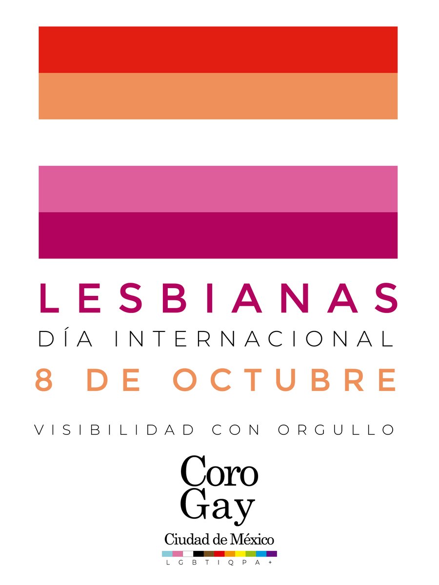 8 de Octubre
Visibilidad con Orgullo