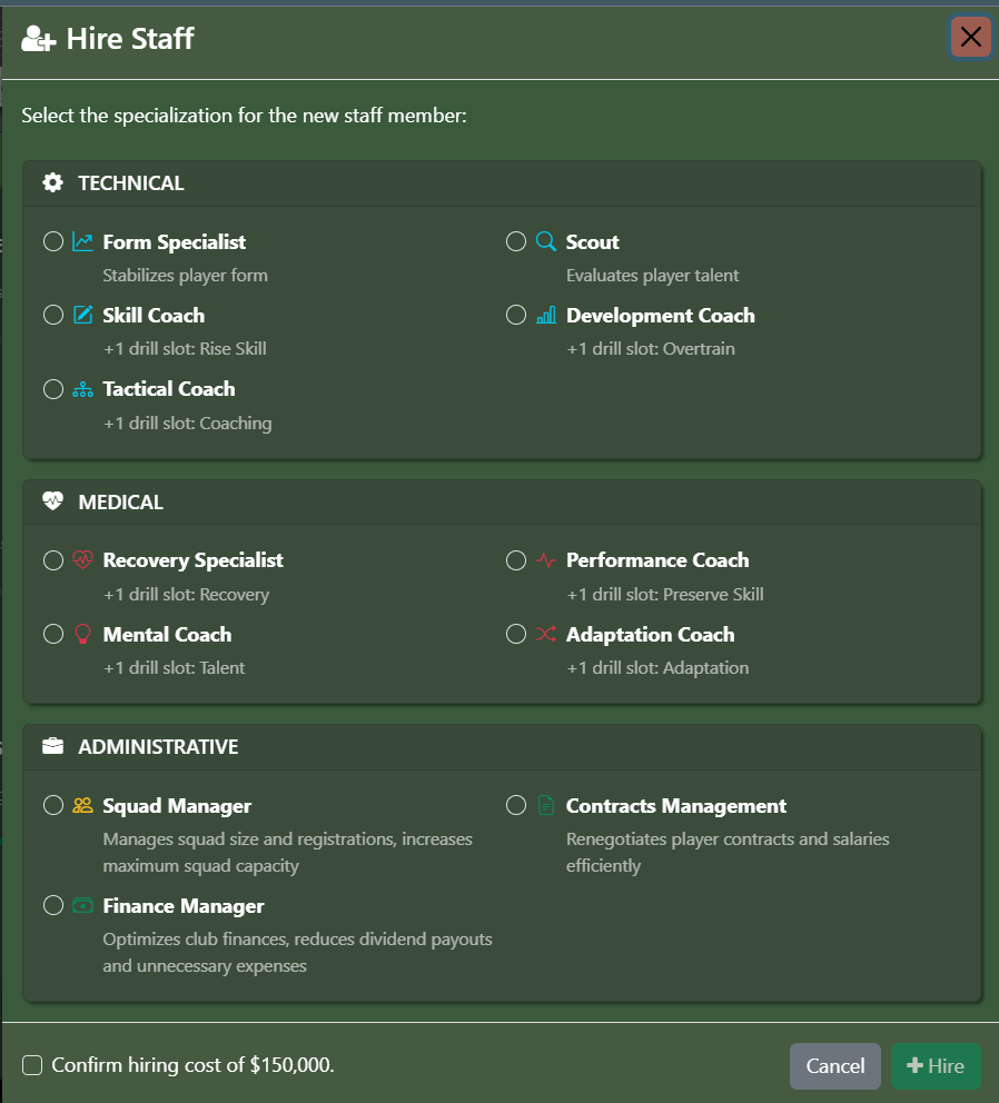 FWManager's tweet photo. The new staff system is under development. https://t.co/fYedIUy4H1