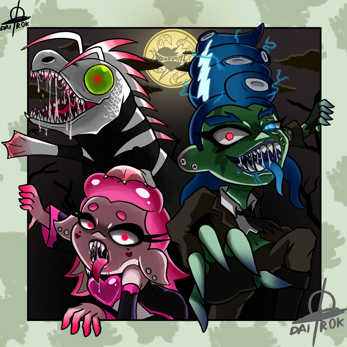 #Splatoween with Riptide Divas! 

Getting ready for #Splatfest and #Halloween2025!