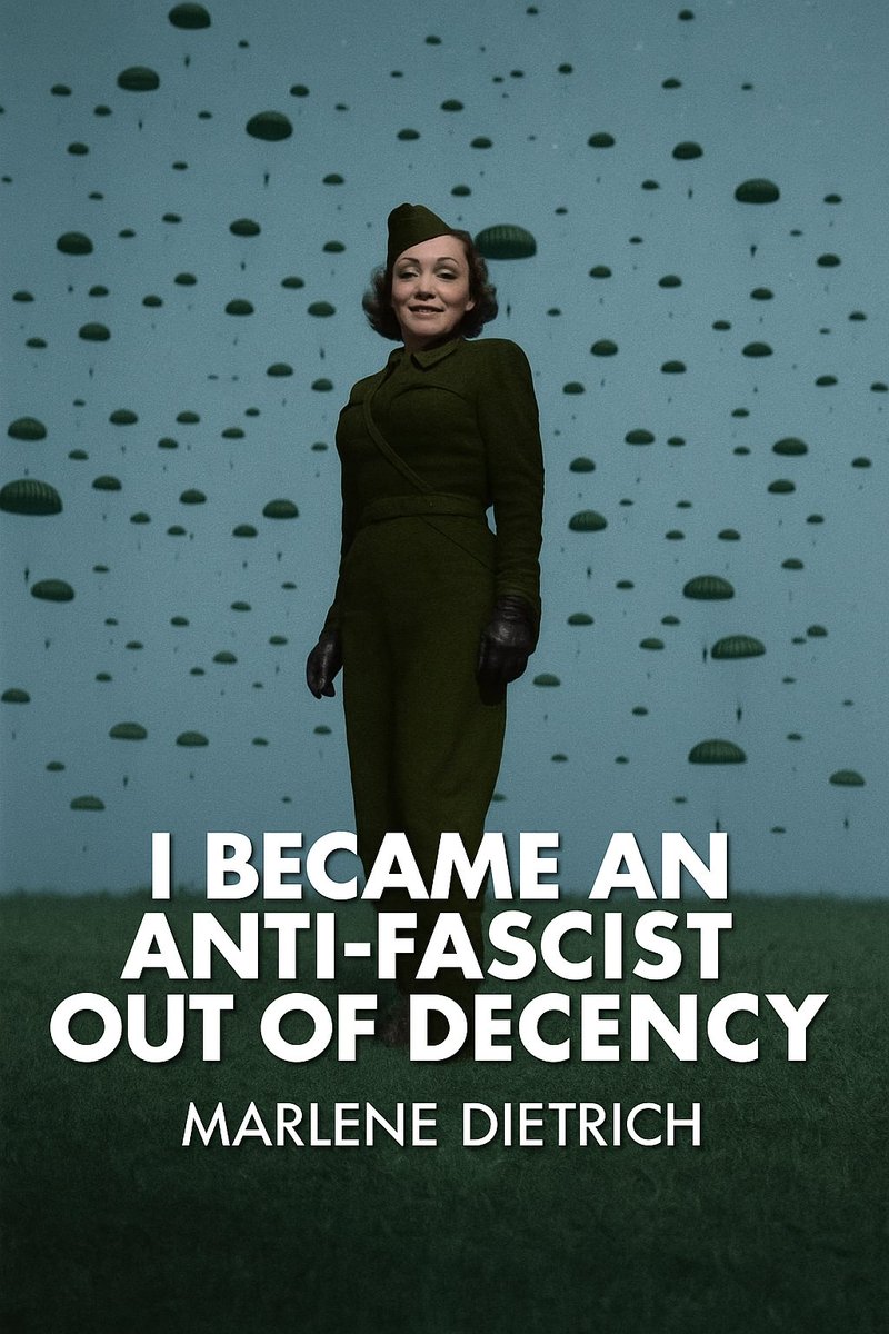 Gegen_die_AfD's tweet photo. Here you can see the arrested anti-fascist who knew the founder of Antifa. #MarleneDietrich #Antifa #KristiNoem #HistoryFail @krassenstein https://t.co/ZRYuYBqyV5