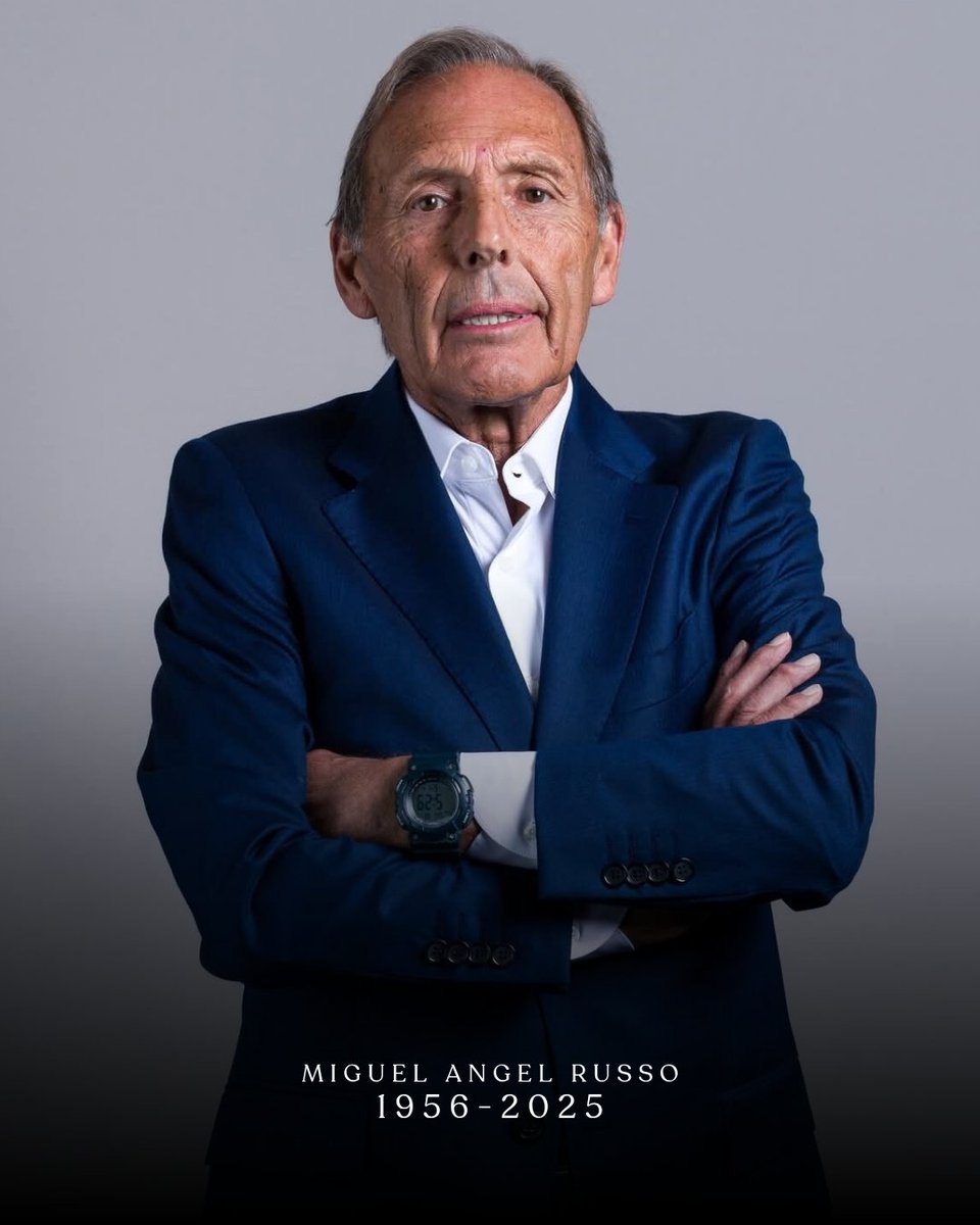 A los 69 años, falleció Miguel Angel Russo 😪

Abrazamos a los familiares y amigos en este momento.

Totalmente destruido.

¡QEPD MIGUELO!