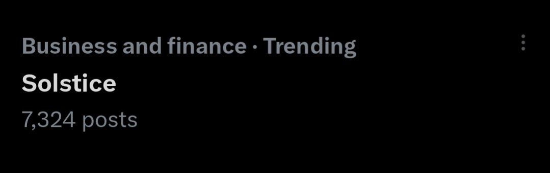 Seeing <a href="/solsticefi/">Solstice</a> trending is awesome. The community is growing steadily.

Solstice is an institutional grade DeFi protocol built on Solana, offering clean, permissionless yield opportunities. It introduces the USX stablecoin with delta neutral strategies to provide sustainable