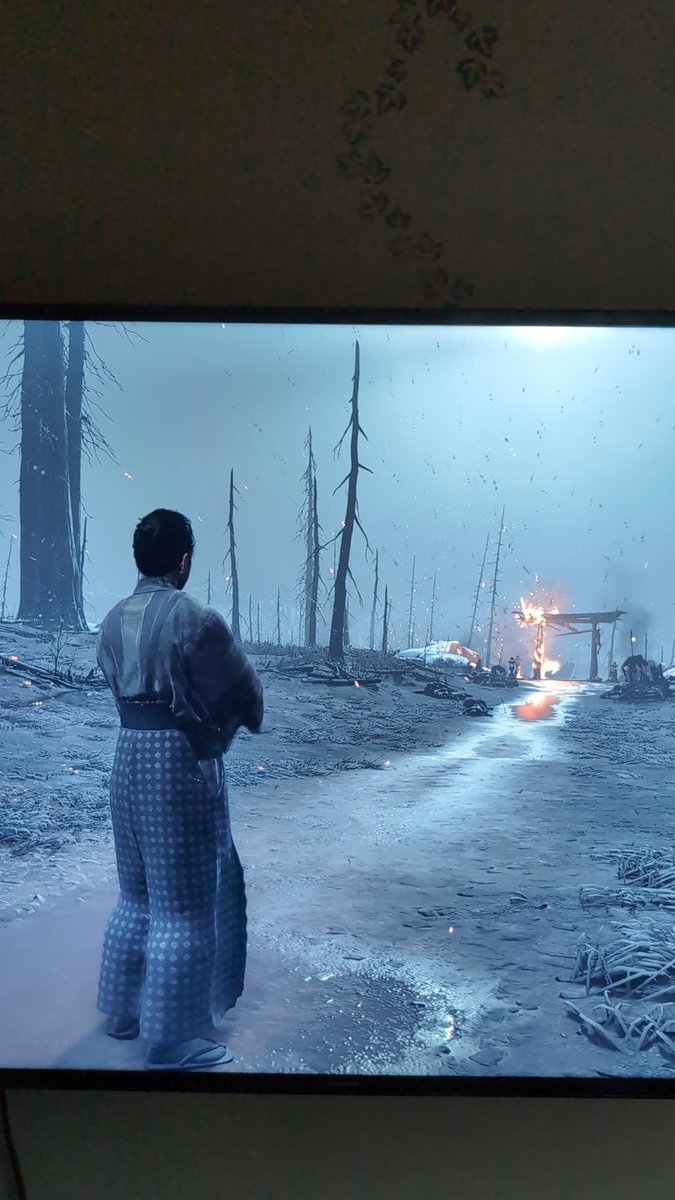 bezie23's tweet photo. Just entered Act III in Ghost of Tsushima. My plan is to beat it before I enter the world of Yotei https://t.co/C4KJKlEJ9G