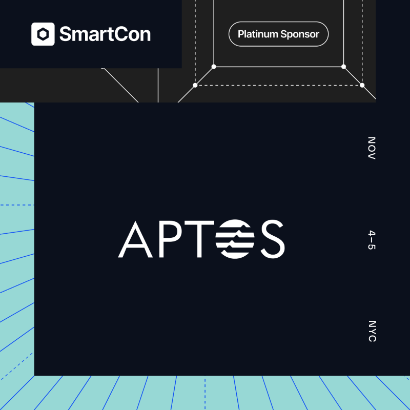 chainlink's tweet photo. .@Aptos, a Move-based L1 blockchain focused on high-throughput and scalability, is a Platinum sponsor for this year's SmartCon.

Secure your tickets today ↓