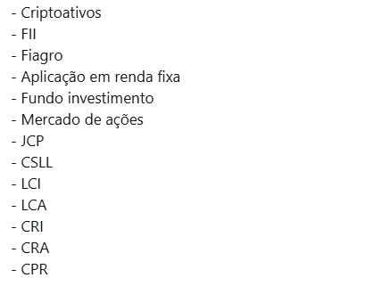fatosdabolsa's tweet photo. Lista de impostos que o Governo tentou aumentar mas não conseguiu: https://t.co/ujpgvNaOyG
