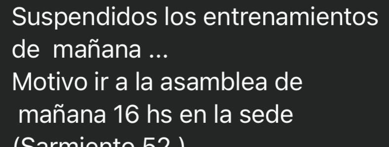 🚨 Repudiamos las prácticas de aprietes a deportistas menores de edad que está impulsando la Comisión Directiva encabezada por el Ingeniero Dagna, presionando profesores para que suspendan sus actividades y obligarlos a participar de una asamblea convocada a escondidas.
