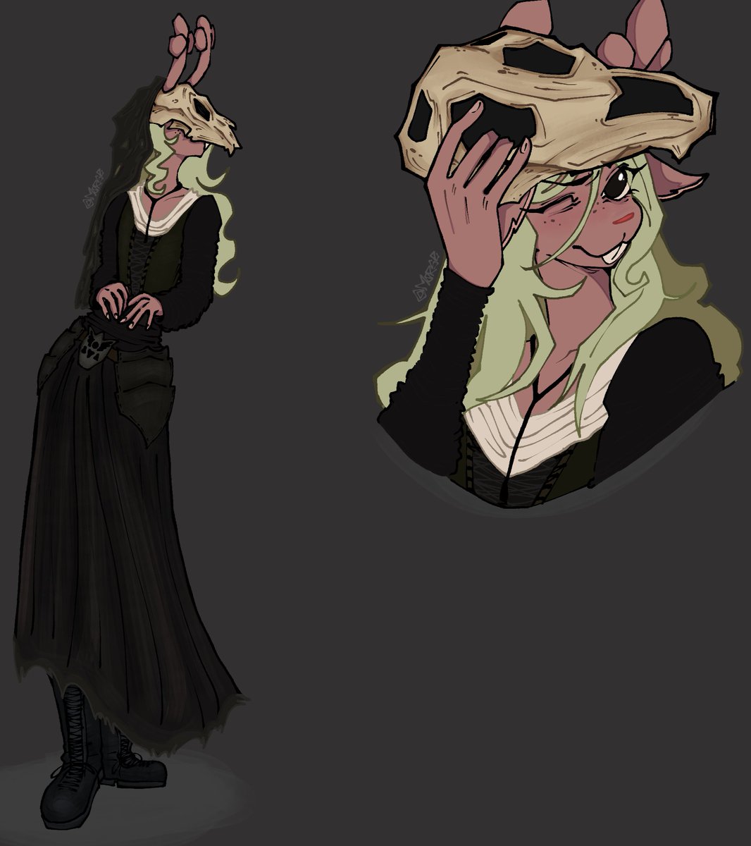 morsecodeart's tweet image. #noelle #deltarunefanart