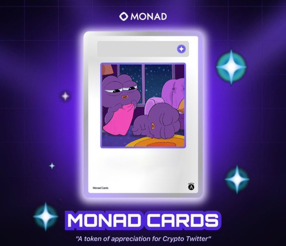 mikeinweb's tweet image. traded my monad card for an hour of sleep