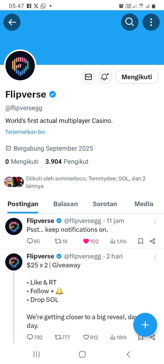 merdeka_17an's tweet photo. @Cryptoze0 @flipversegg Done
@Cryptoze0
@flipversegg
Sometimes the smallest step in the right direction end up being the biggest step of your life for your success. https://t.co/DGcYdAKKq4