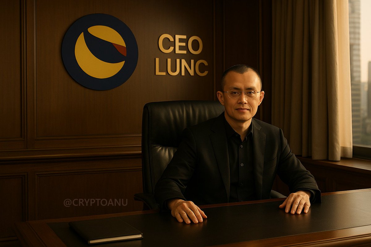 🚨 WHAT IF CZ TOOK OVER $LUNC AS CEO? 🚨

Would the moon finally be close enough to touch? 🌕
Let’s explore the wild but strangely logical scenario where CZ steps in to lead Terra Classic.

#CoinEx x #CoinExCreators 

👇🧵