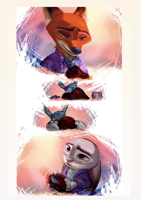 #zootopia2 本当は縦で繋げなかったんです