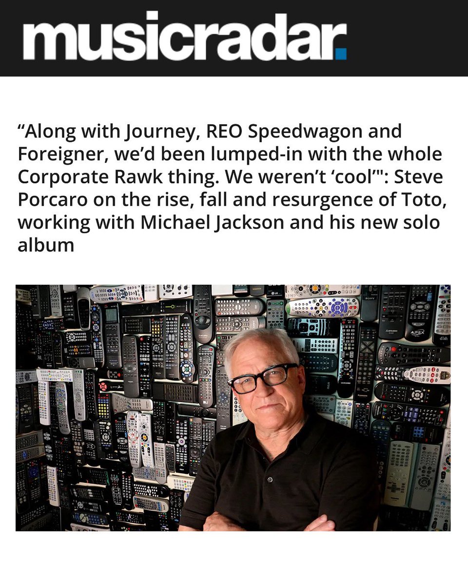 Thanks to MusicRadar for the interview!  Check it out at musicradar.com/artists/along-… 

#steveporcaro #musicradar #interview #composer #toto #michaeljackson #greenhillmusic
