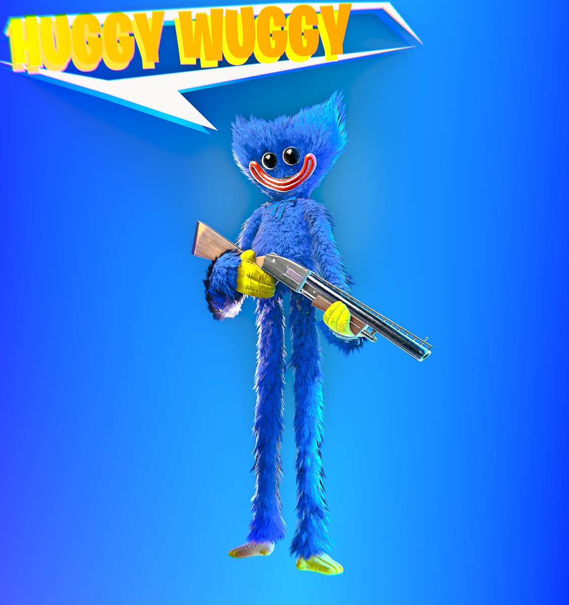 MatriAnimations's tweet image. Hey huggy! You know how to hold a gun properly, right?    (´･ᴗ･ ` ) #Fortnitemares #poppyplaytime #huggywuggy #Fortnite