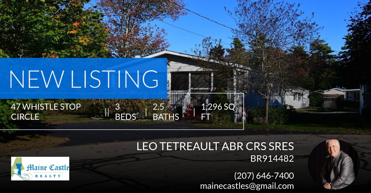 mainebroker's tweet photo. 📍 New Listing 📍 Take a look at this fantastic new property that just hit the market located at 47 Whistle Stop Circle in Wells. Reach out here or at (207) 646-7400 for more information

Leo G. Tetreault Broker CRS SRES
Lic# BR914... https://t.co/JVdpXDbXbd https://t.co/L7B9g8li7a