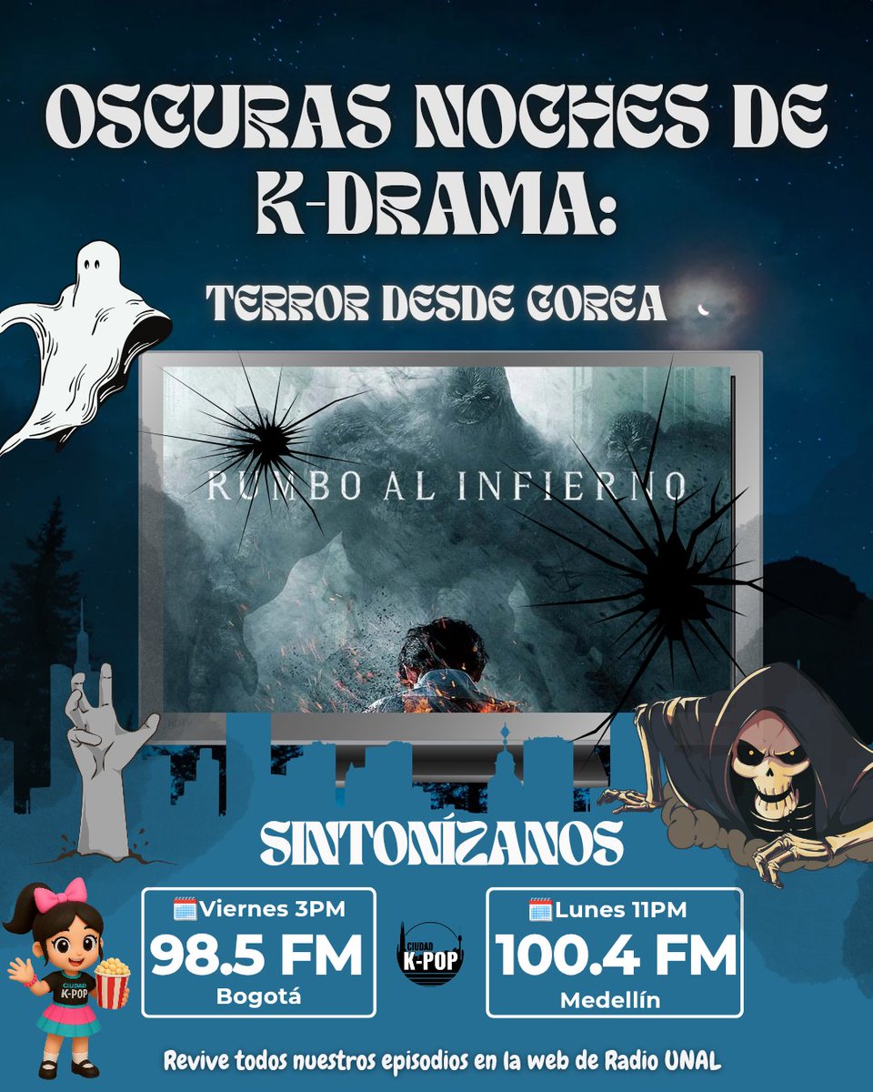 🎃Oscuras noches de Terror🎃

¡Celebremos Halloween con una dosis de miedo! les traemos unas recomendaciones perfectas para esta temporada de terror: ¡series coreanas con un toque escalofriante!👻