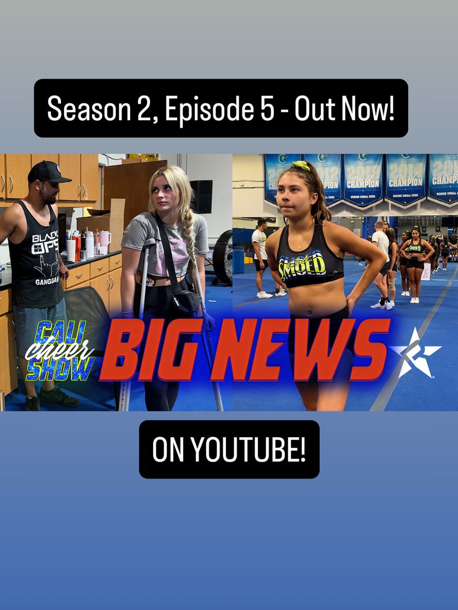 CaliCheerShow's tweet image. Out Now on YouTube!! #cheerleading #youtube #cali