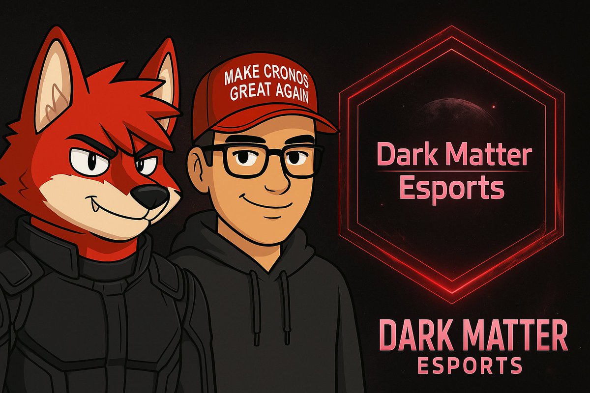 kristokencro's tweet image. We're pleased to announce that @DarkMatEsports we have formed a LP 50-50 on each side!
I love forming LPs with multiple projects on #Cronos 🚀📈
#crofam.#cro #cronos #wolfies