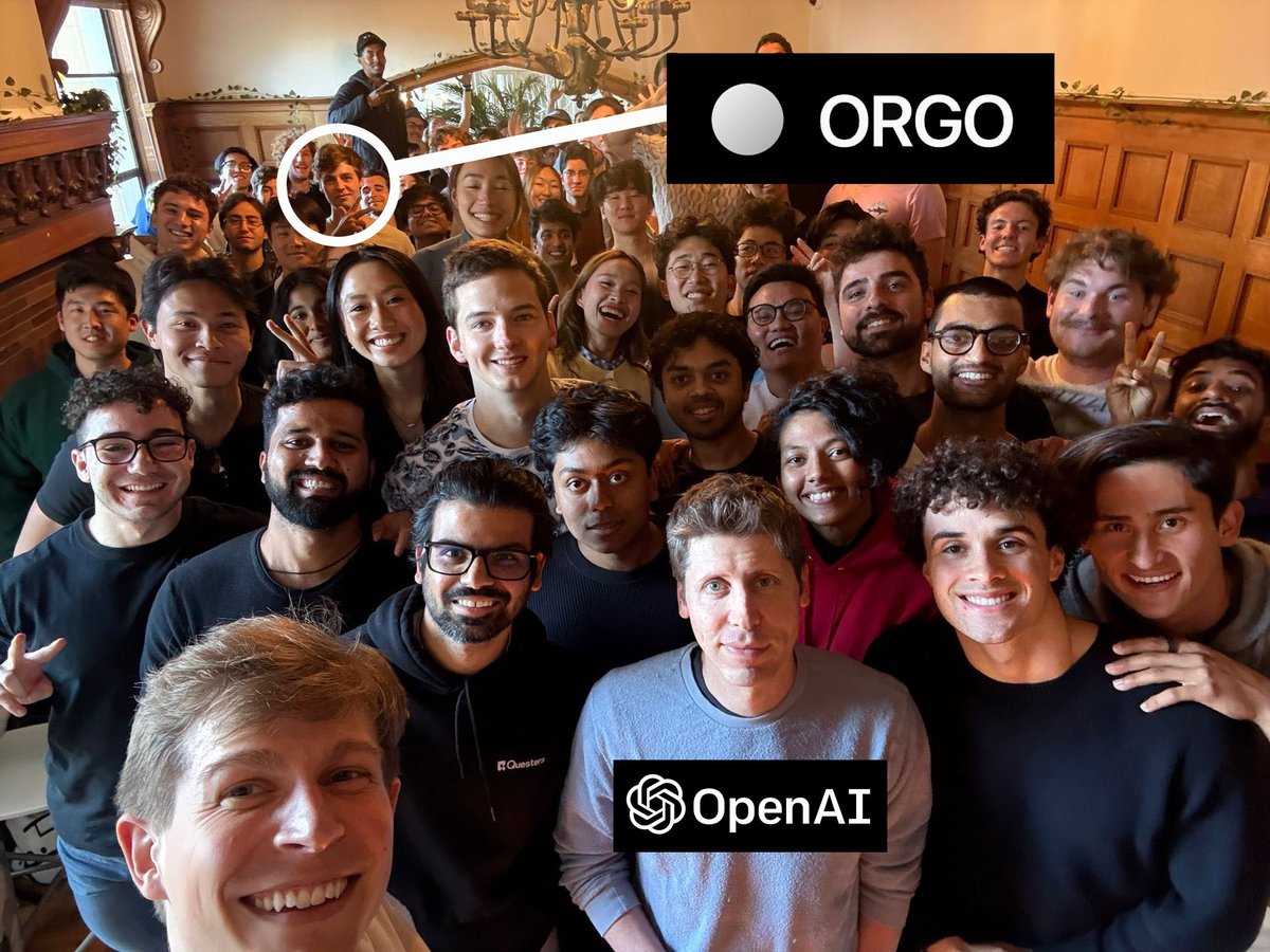 ecombullman's tweet image. Does it get any more obvious lol
- $orgo dev is in @_TheResidency - SF
- @sama is an advisor
- orgo is talks with fortune 100 companies
- orgo just closed fundraising
obvious they just got heavy SF backing, prepare to be orgolined