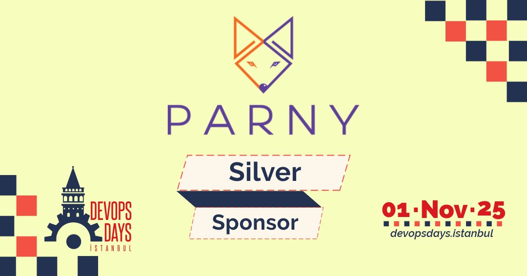 devopsdaysist's tweet image. 🚀 @Parnyio is now a Silver Sponsor of DevOpsDays Istanbul 2025!
Parny joins #DevOpsDays Istanbul 2025 as a Silver Sponsor, bringing their innovative mindset and strong focus on digital transformation to the event. 💡
This partnership will contribute to the ongoing discussions…