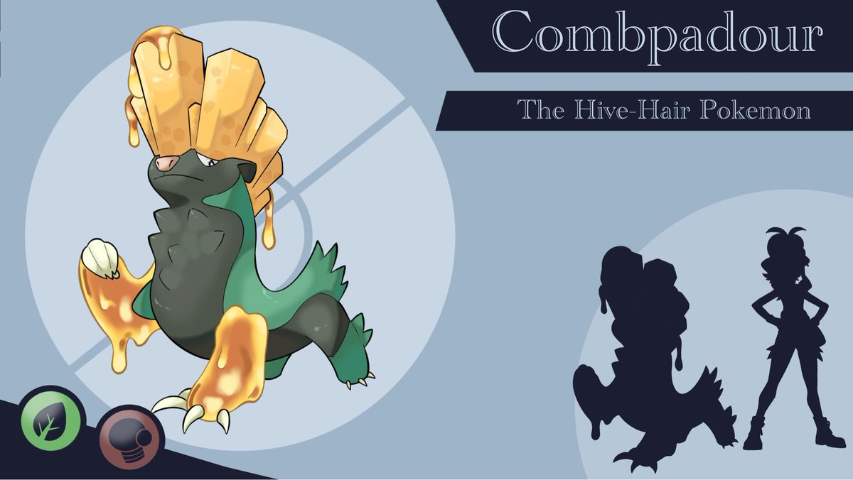 TheAxolo's tweet photo. Tried my hand at fakemon, what do yall think?

These are the grass starters for a Pokemon region based on Africa that im making for fun.

Inspo: Black Hair Styles, Honey Badgers, Bees, and Honey!

#Pokemon #fakemon #art #pokemonart https://t.co/mds9CzLmHW