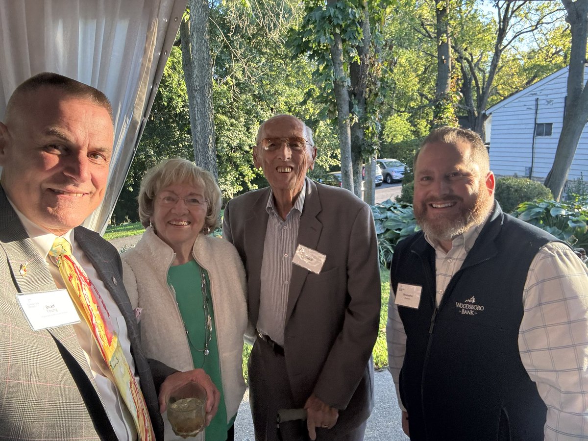 At the Frederick Health Development Council Good Samaritan Reception. I’m proud to have been on the development council for the past 35 years and to be a Good Samaritan!