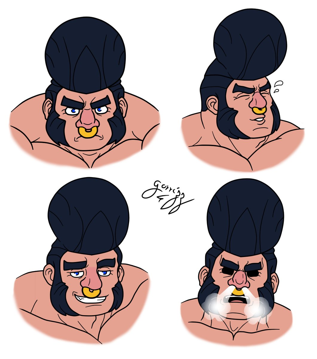 Lo publico antes que se me olvide de nuevo 😅
Caritas a color con algunas ligeras modificaciones😆
#brawlstarsbull #BrawlStarsArt