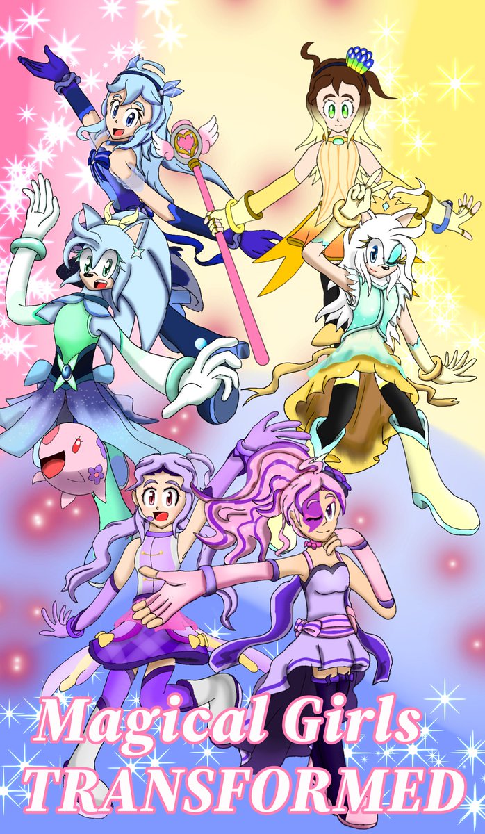 chase_tales's tweet photo. Magical Girls Transformed!

#magicalgirl #fanart #digitalart #originacharacters https://t.co/qilGIq324o
